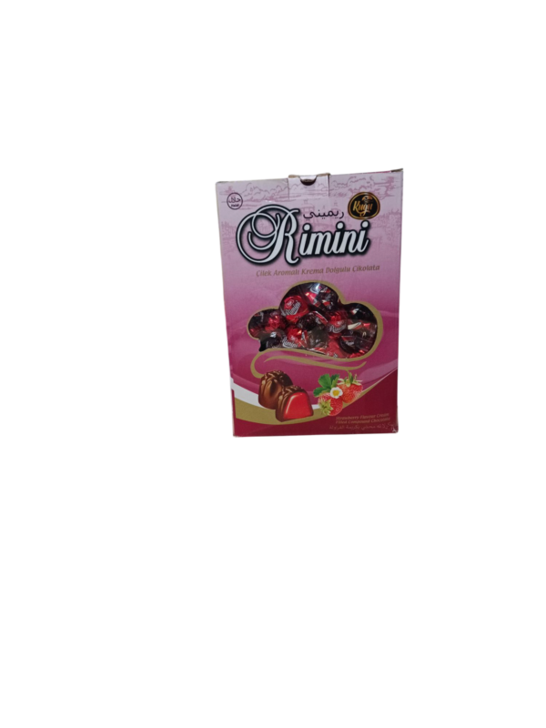 Rimini Schokolade Bonbons mit Erdbeer-Geschmack
