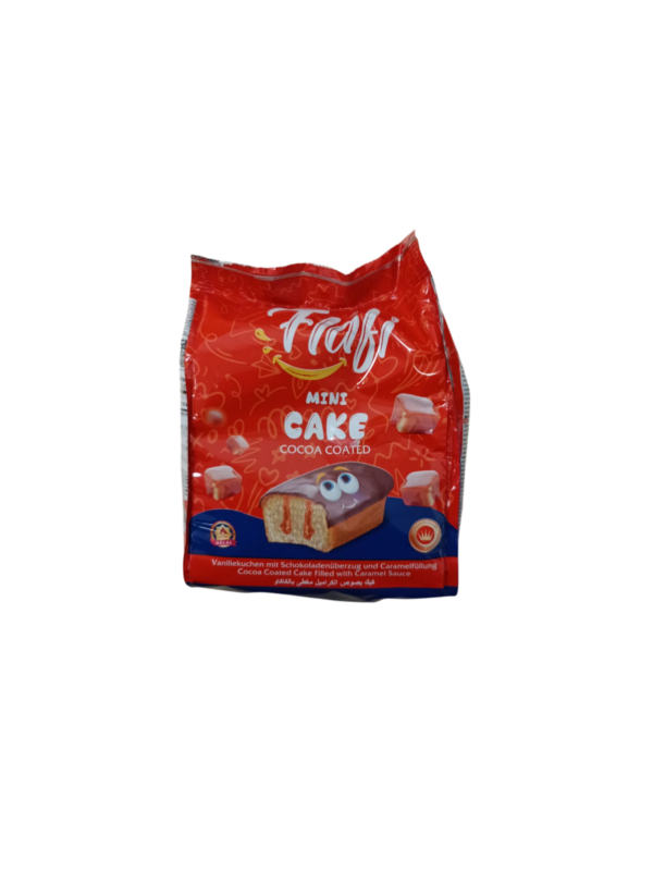 Flafi Mini Cake mit Karamellgeschmack und Kakaoüberzug