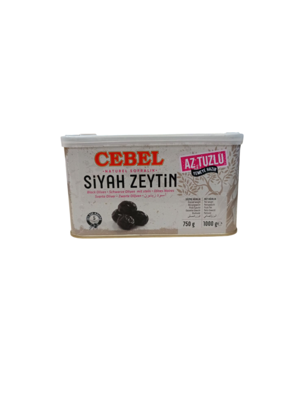 Cebel Schwarze Oliven mit Stein