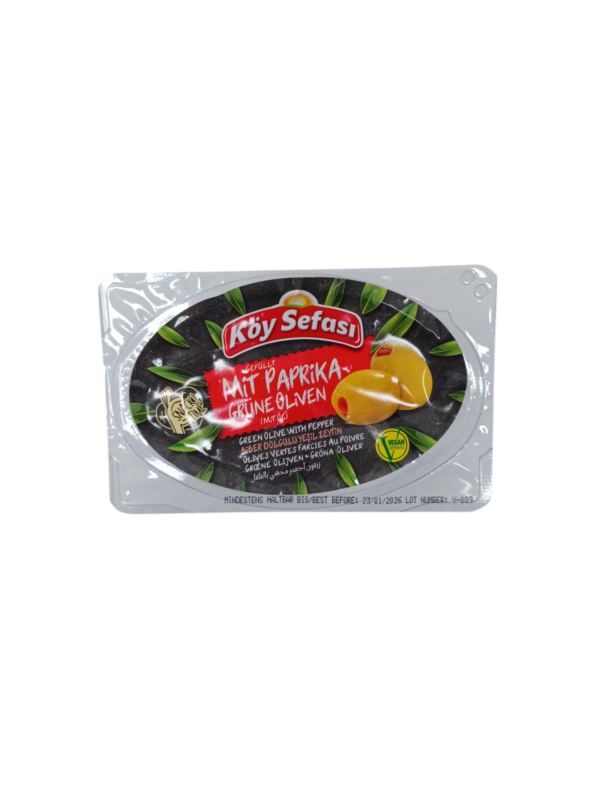 Köy Sefasi Gefüllte Grüne Oliven mit Paprika