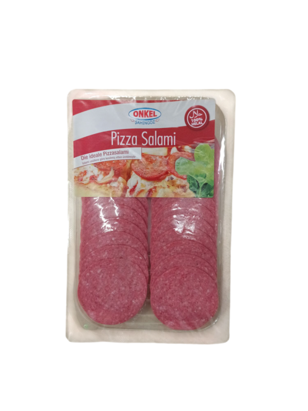 Onkel Pizza Salmi Rindersalami mit Geflügelfleisch