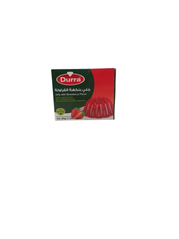 Durra Wackelpudding mit Erdbeergeschmack