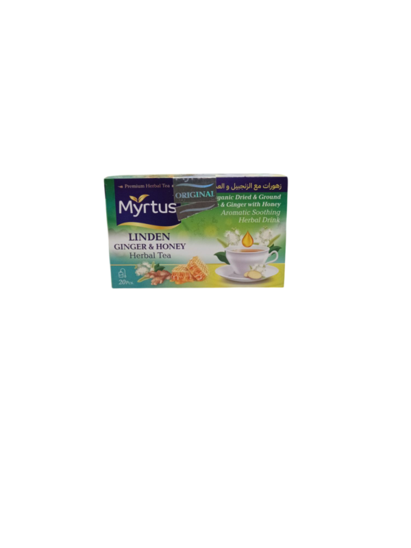 Myrtus Linden Ingwer und Honig Tee