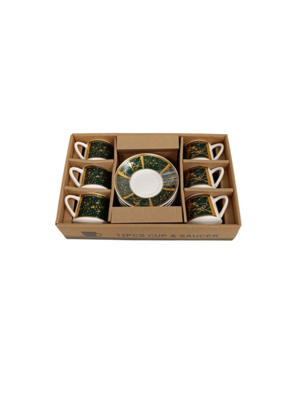 Elegantes Kaffeetassen-Set – Bild 2