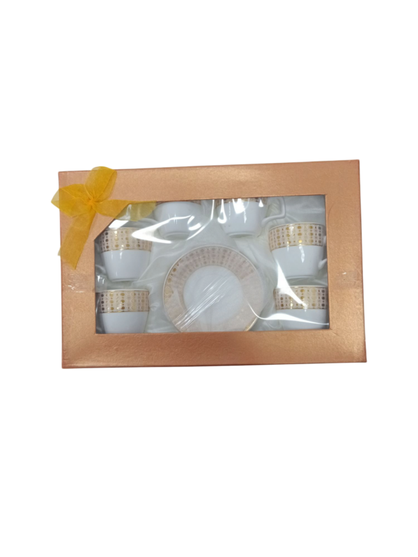 Kaffetassen-Set mit Untertassen – Bild 2