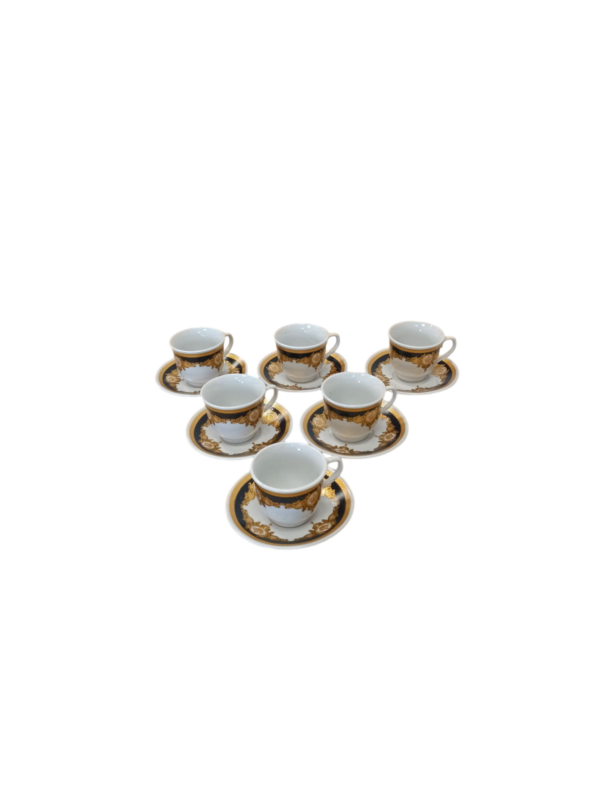 Kaffetassen-Set mit Untertassen